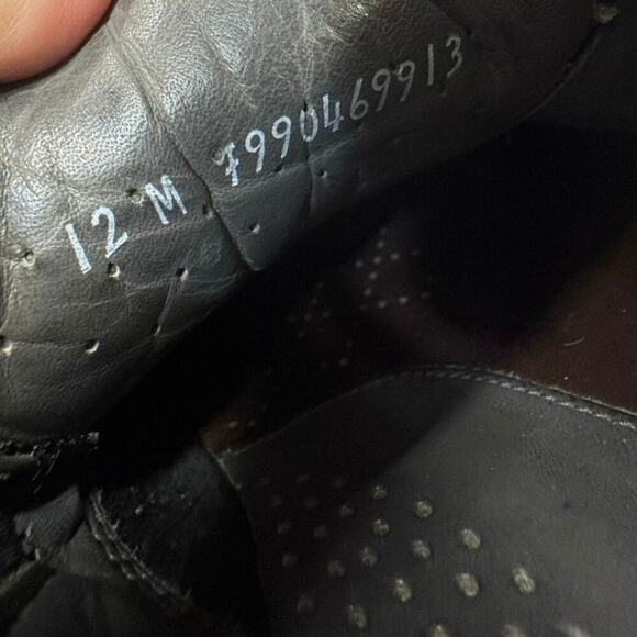 SAS PATHFINDER Handcrafted Black Pebbled Leather Moc Toe Shoes Men's US 12 M - Picture 7 of 12